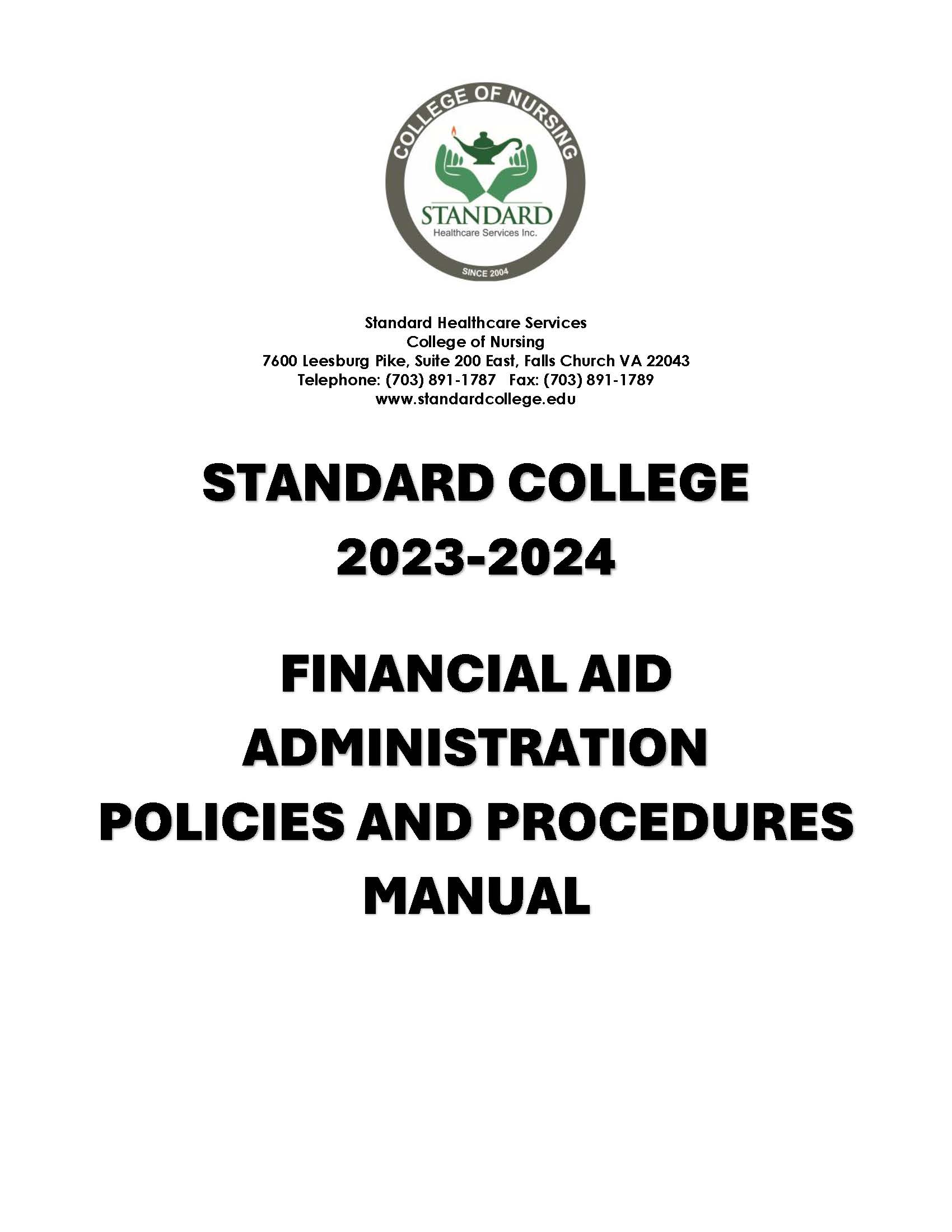 Financial Aid Policy Handbook